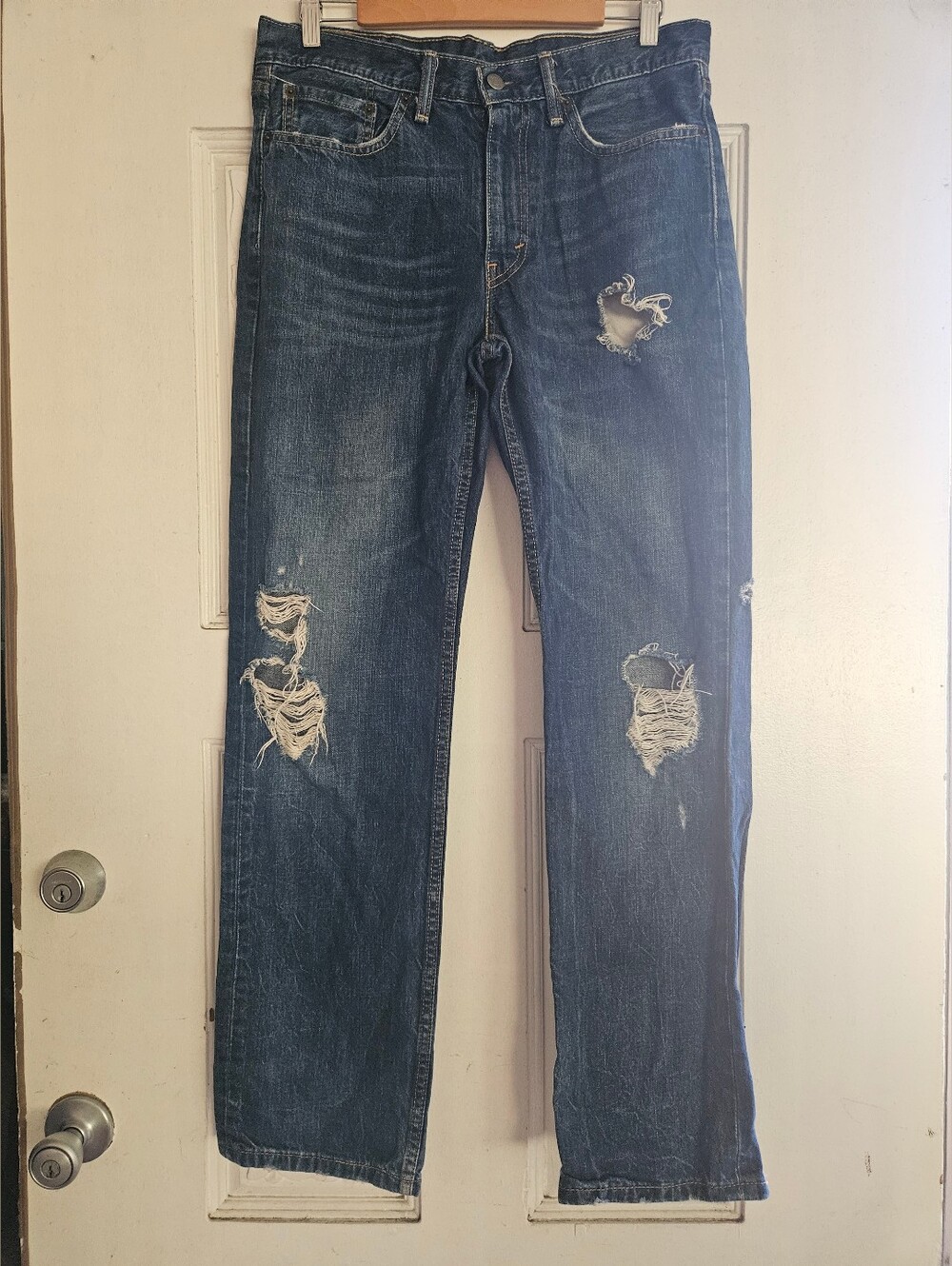 Levi's Men's 514 Straight Leg Blue Denim Jeans 32x32